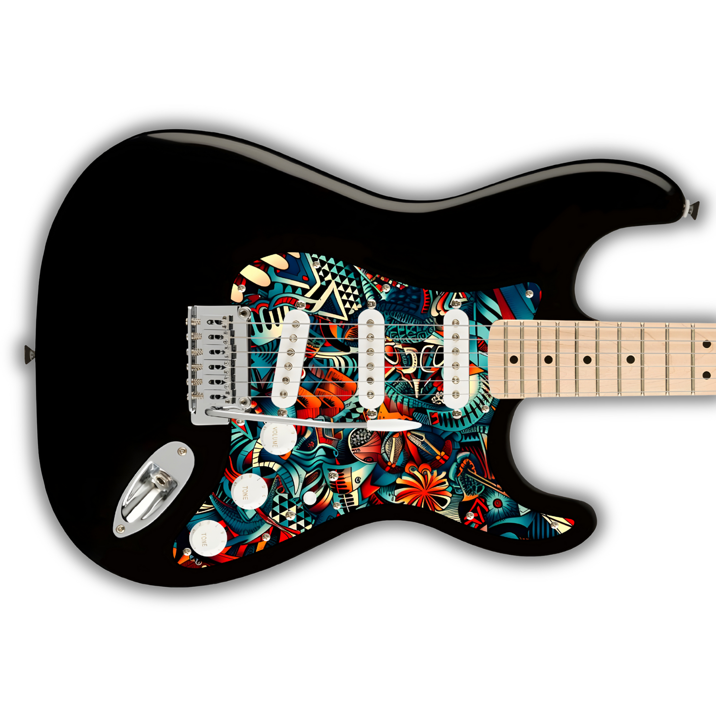 Tribal - Pickguards - S Style - Modern 11 Hole