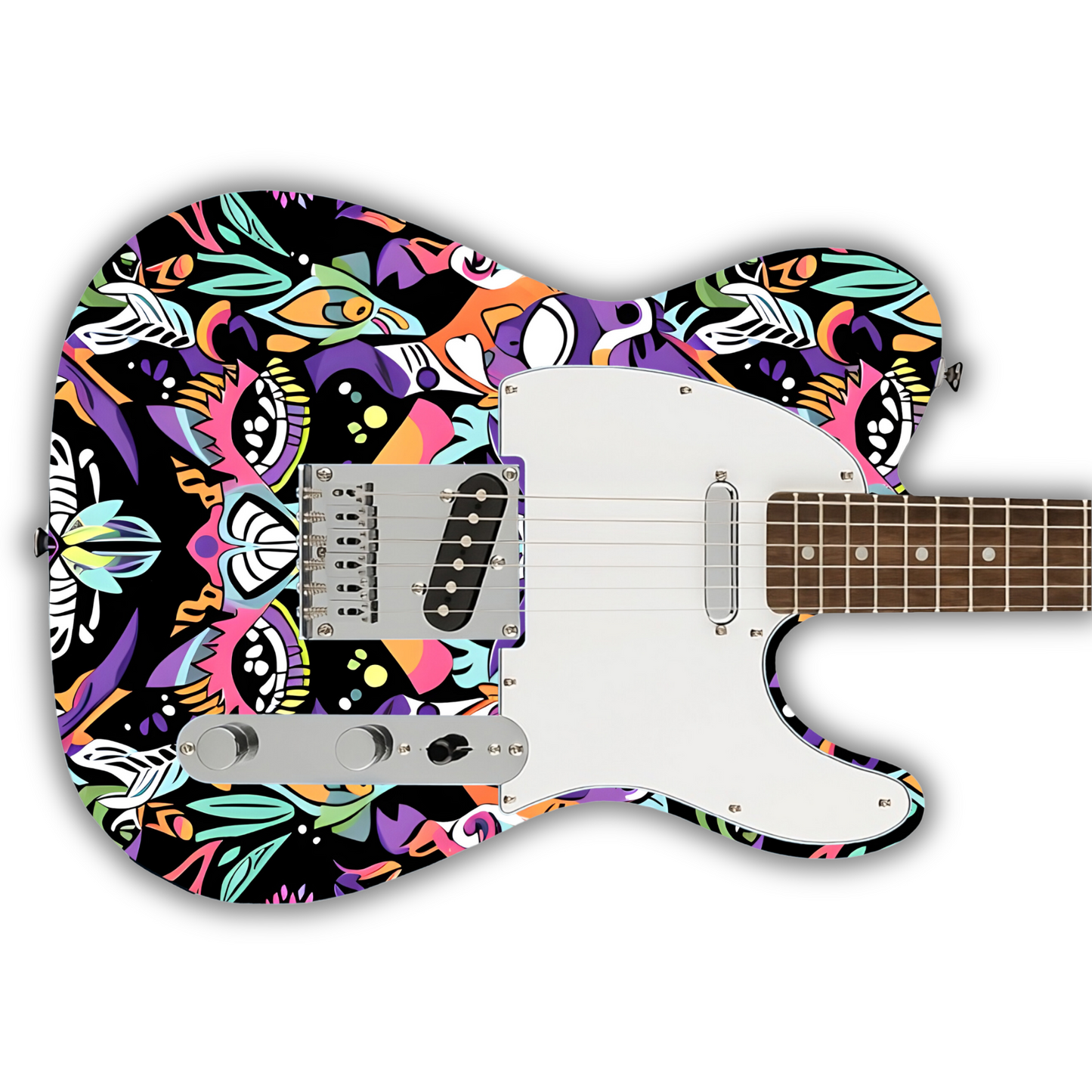 Tribal - Abstract 2 - Guitar Wrap & Strap Bundle