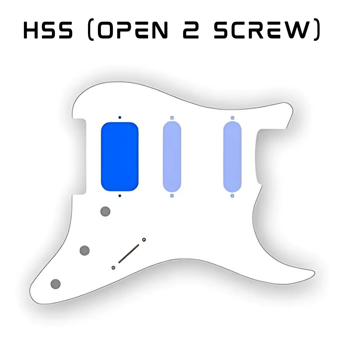Swirls (Pickguards) S Style - Modern 11 Hole