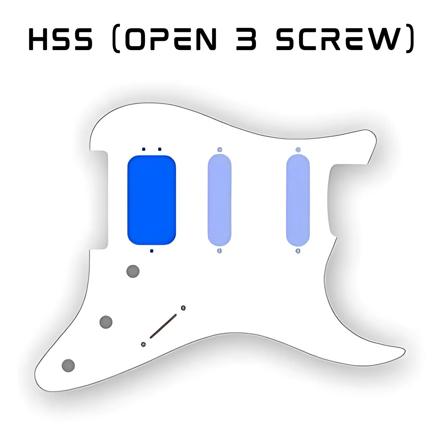 Swirls (Pickguards) S Style - Modern 11 Hole
