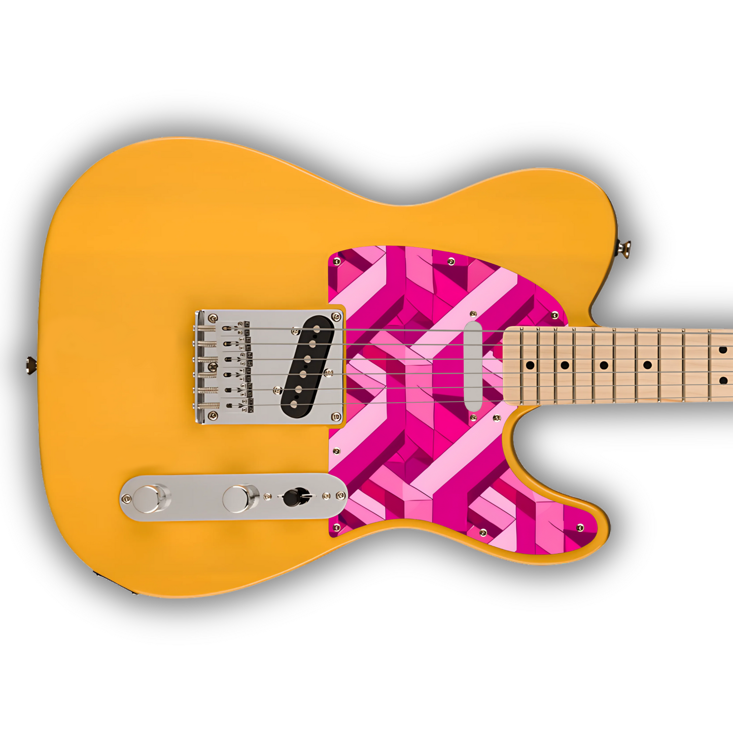 Geometric - Goyard Pink - Pickguard