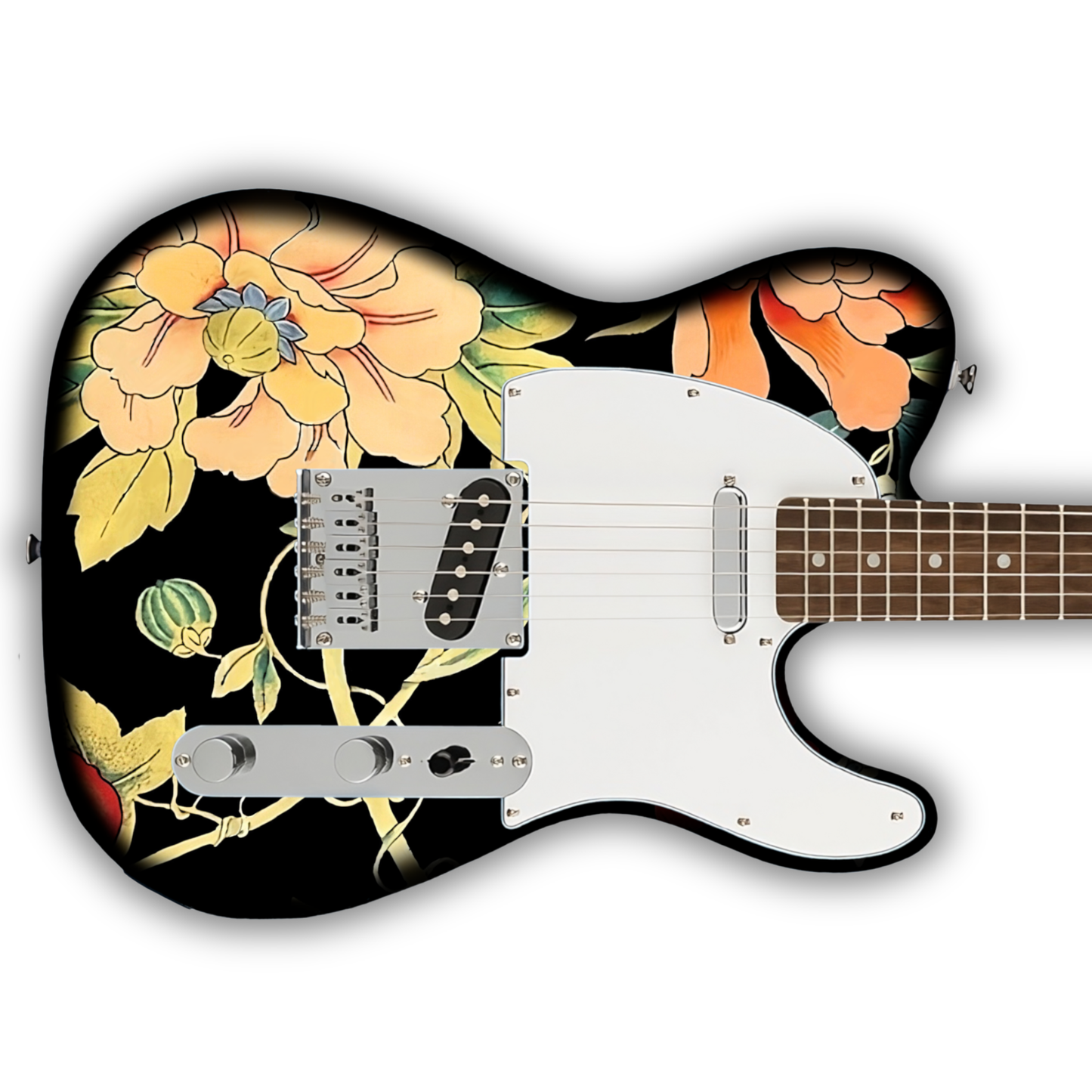 Icons - JEM Floral - Guitar Vinyl Wrap