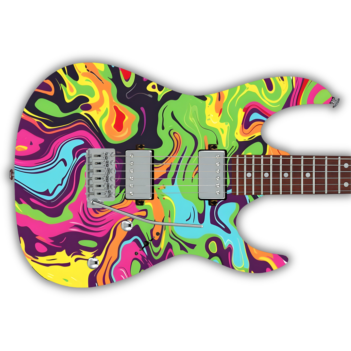 Swirls - Psychedelic - Guitar Vinyl Wrap