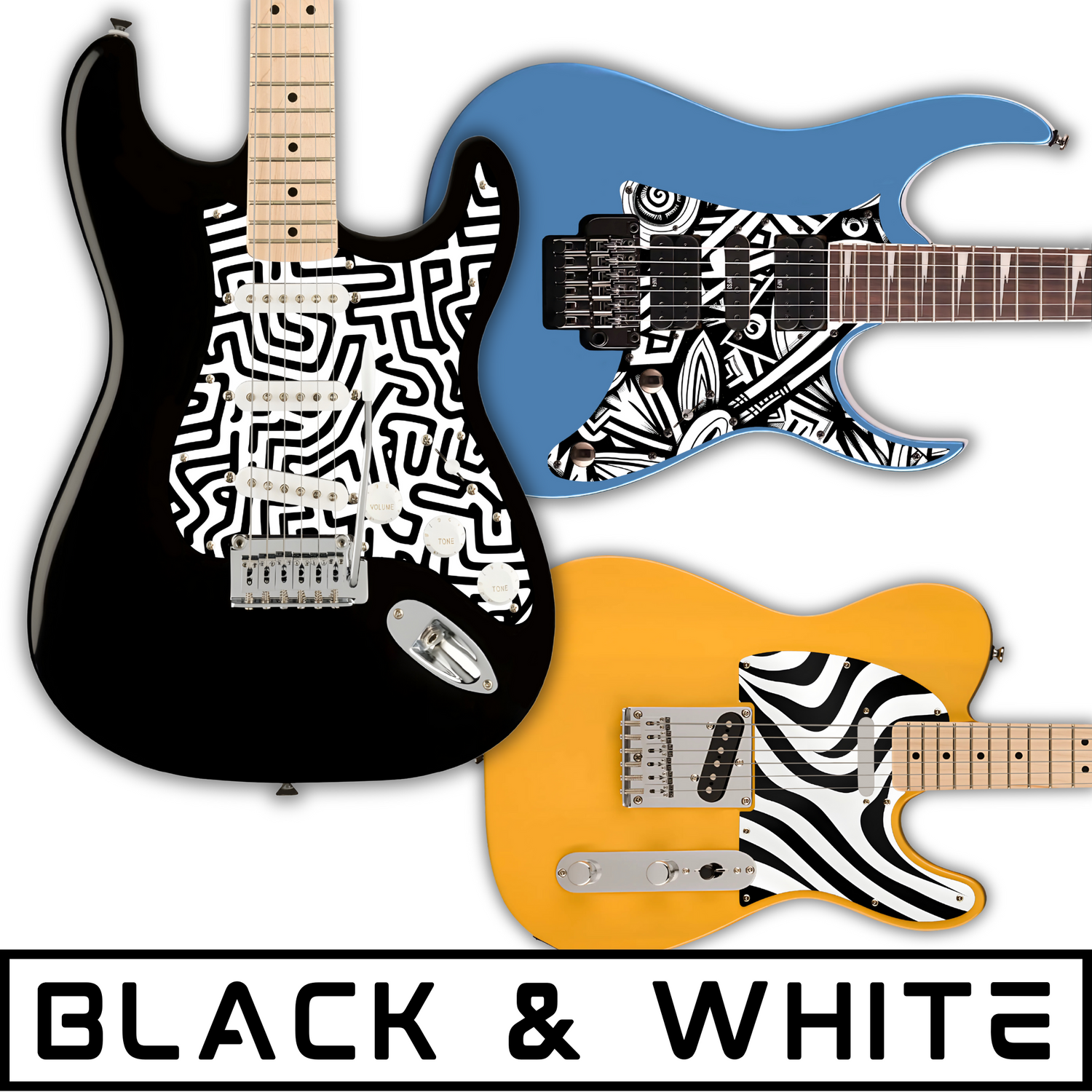 Black & White - Pickguards