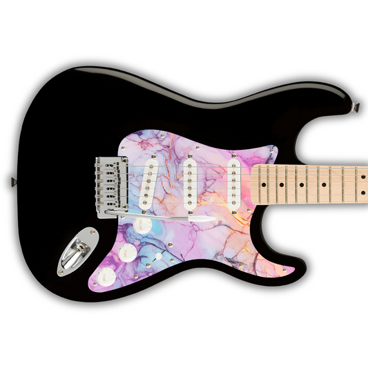 Marble - Purple, Blue White & Gold - Pickguard