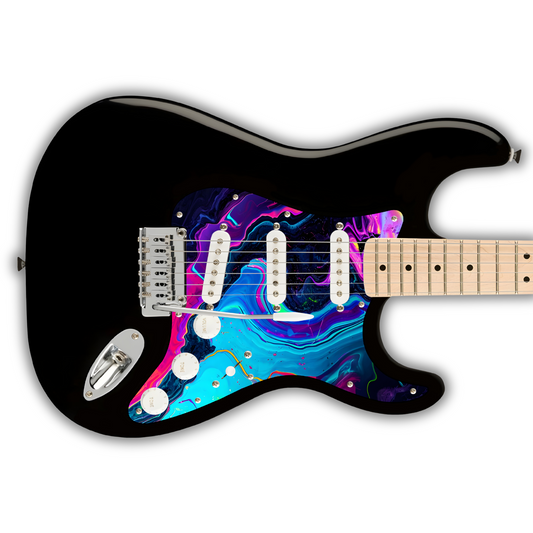 Swirls - Neon 1 - Pickguard