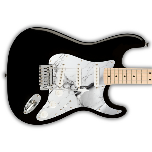 Marble - White & Black - Pickguard