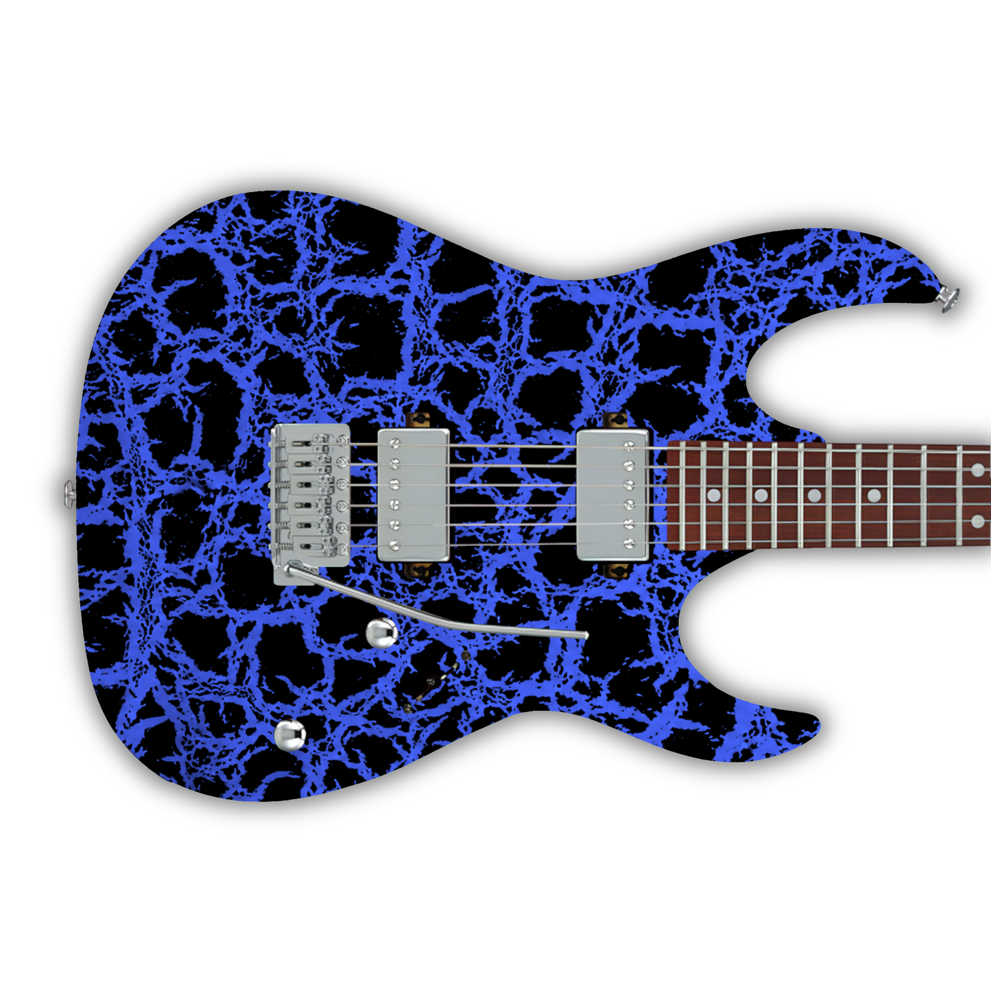 Crackle - Blue - Guitar Vinyl Wrap