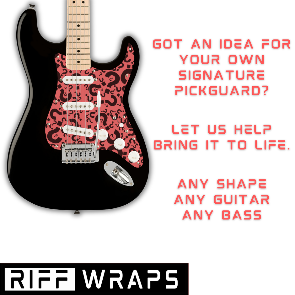 Custom Guitar Wraps, Straps & Pickguards | Skins, Decals, Stickers ...