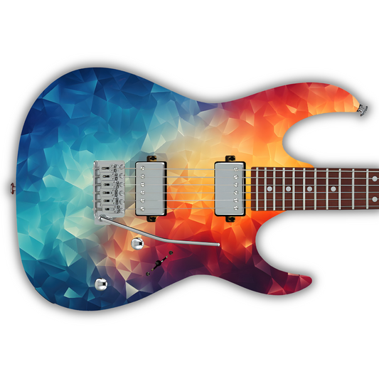 Geometric - Abstract Gradient - Guitar Vinyl Wrap