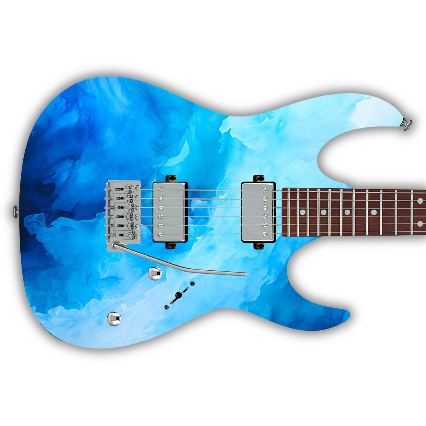 Watercolour - Blue 1 - Guitar Vinyl Wrap