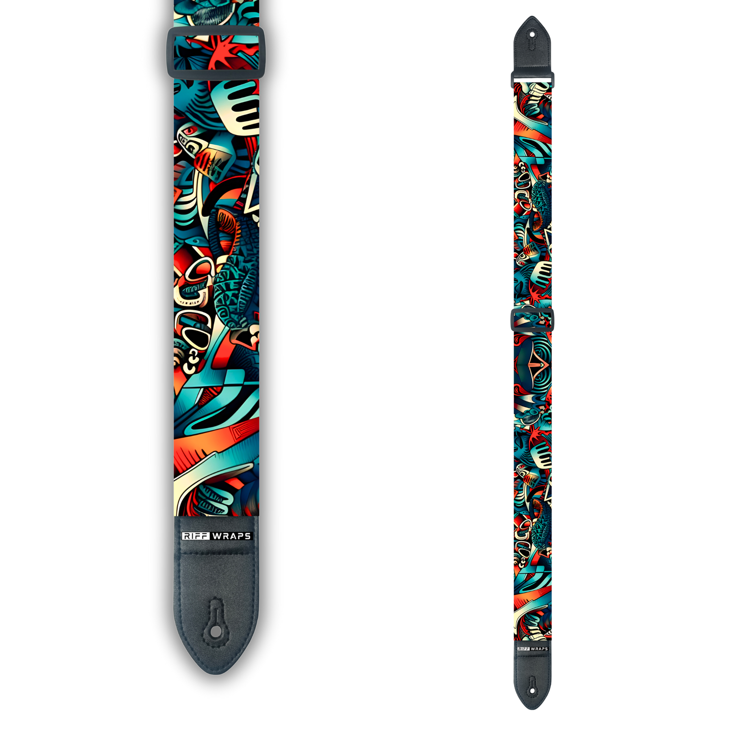 Tribal - Abstract 1 - Guitar Wrap & Strap Bundle