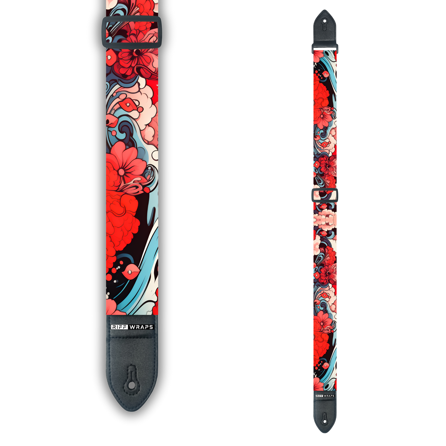 Tribal - Japan Inspired 2 - Guitar Wrap & Strap Bundle