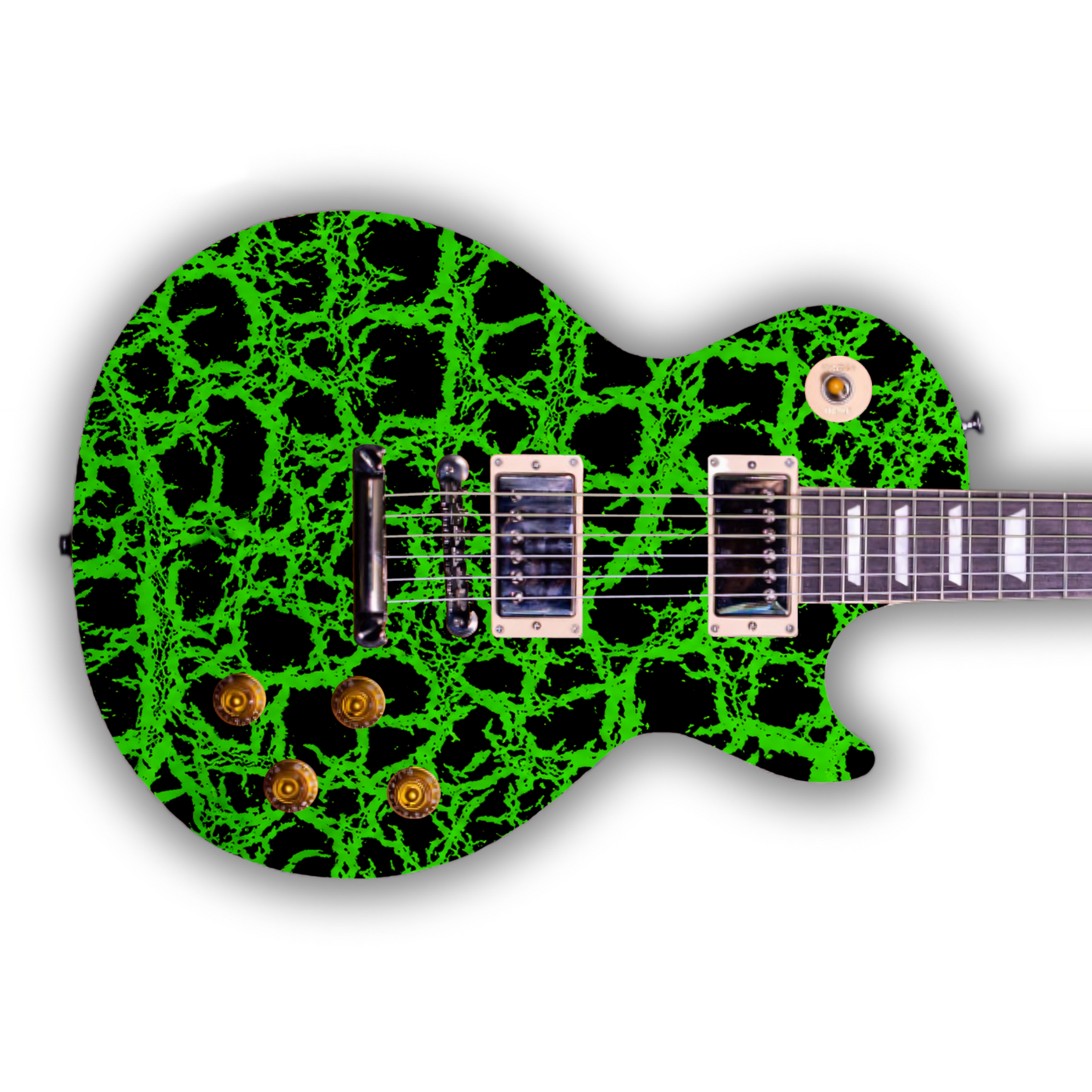 Crackle - Green - Guitar Vinyl Wrap