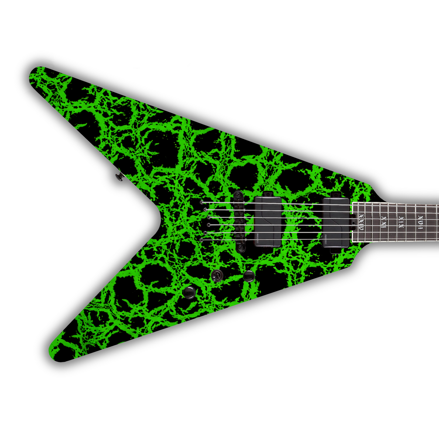 Crackle - Green - Guitar Vinyl Wrap
