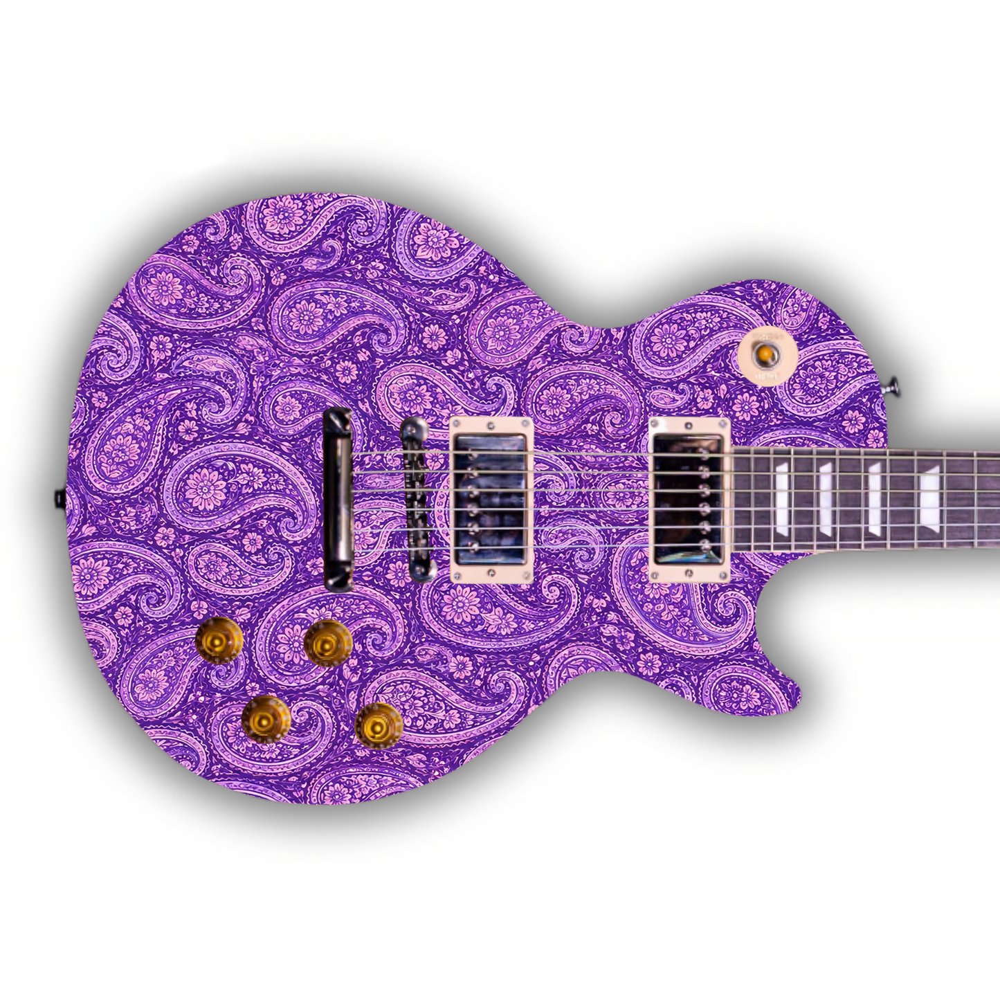 Paisley - Purple & Pink - Guitar Vinyl Wrap