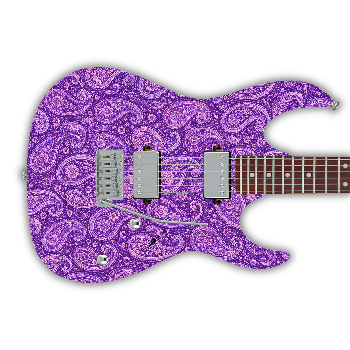 Paisley - Purple & Pink - Guitar Vinyl Wrap