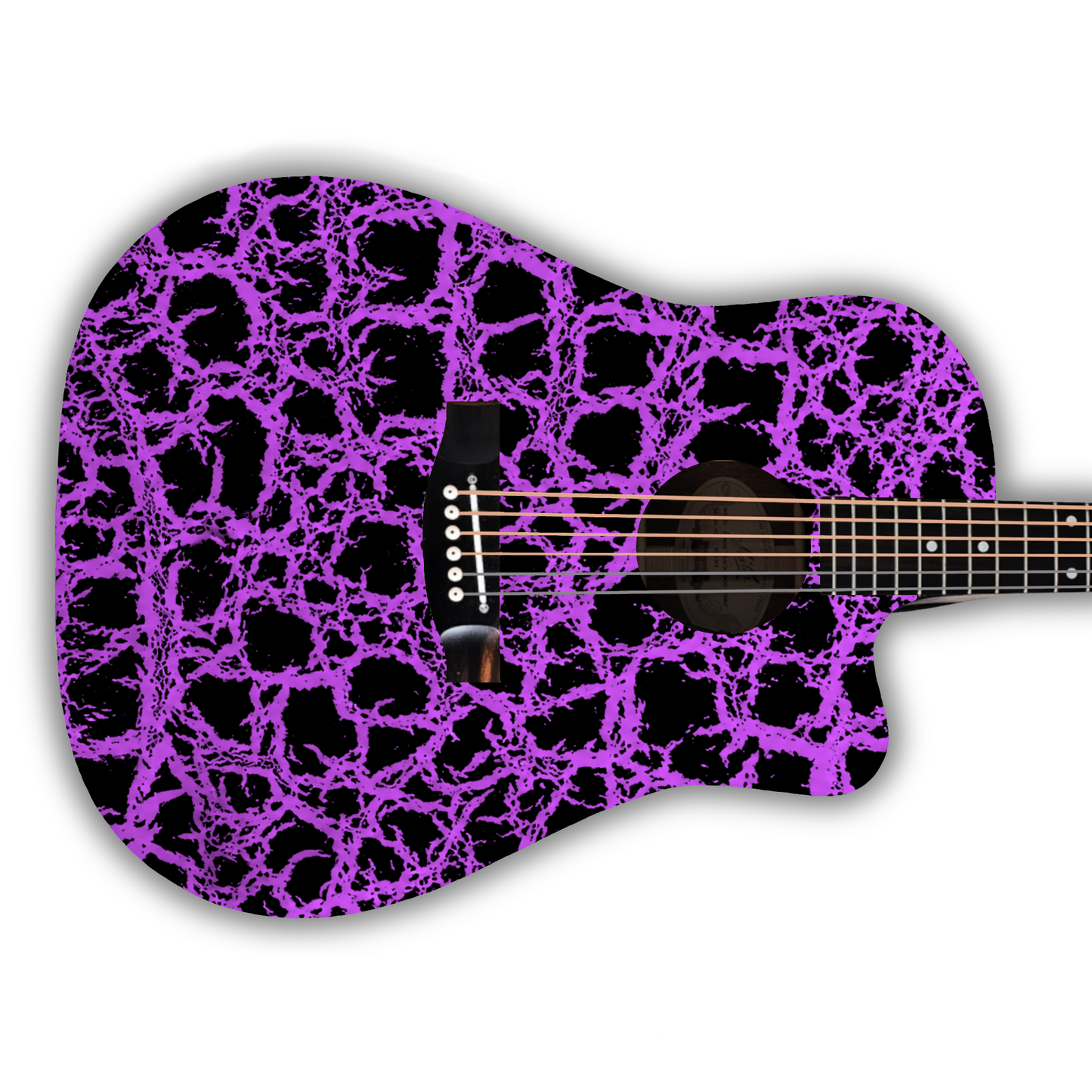 Crackle - Purple - Guitar Vinyl Wrap