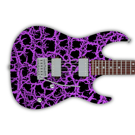 Crackle - Purple - Guitar Vinyl Wrap