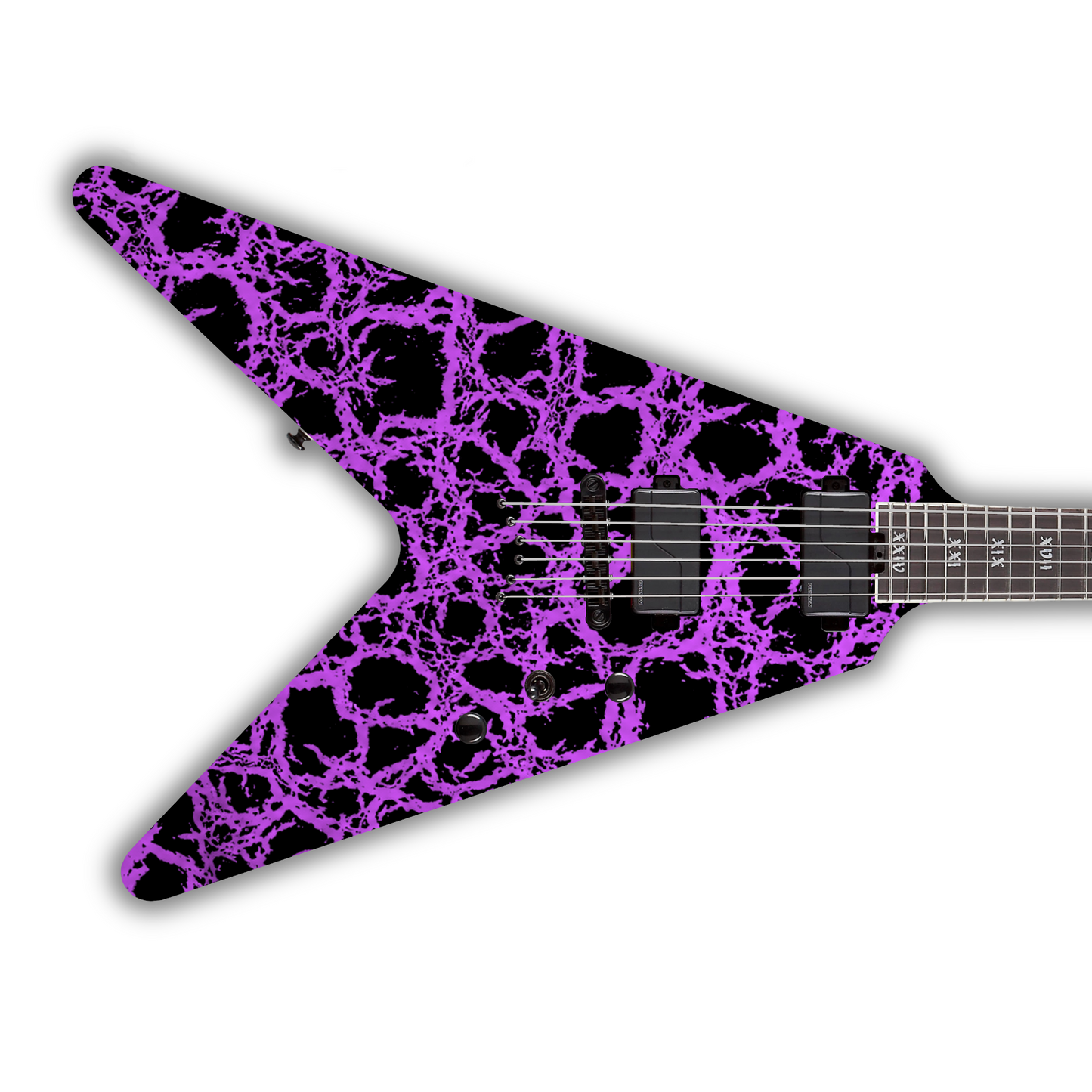 Crackle - Purple - Guitar Vinyl Wrap