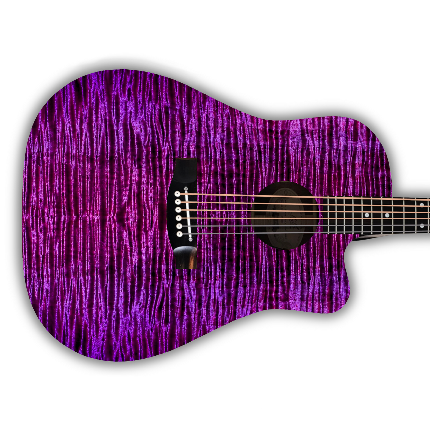 Flame Maple - Purple - Guitar Vinyl Wrap