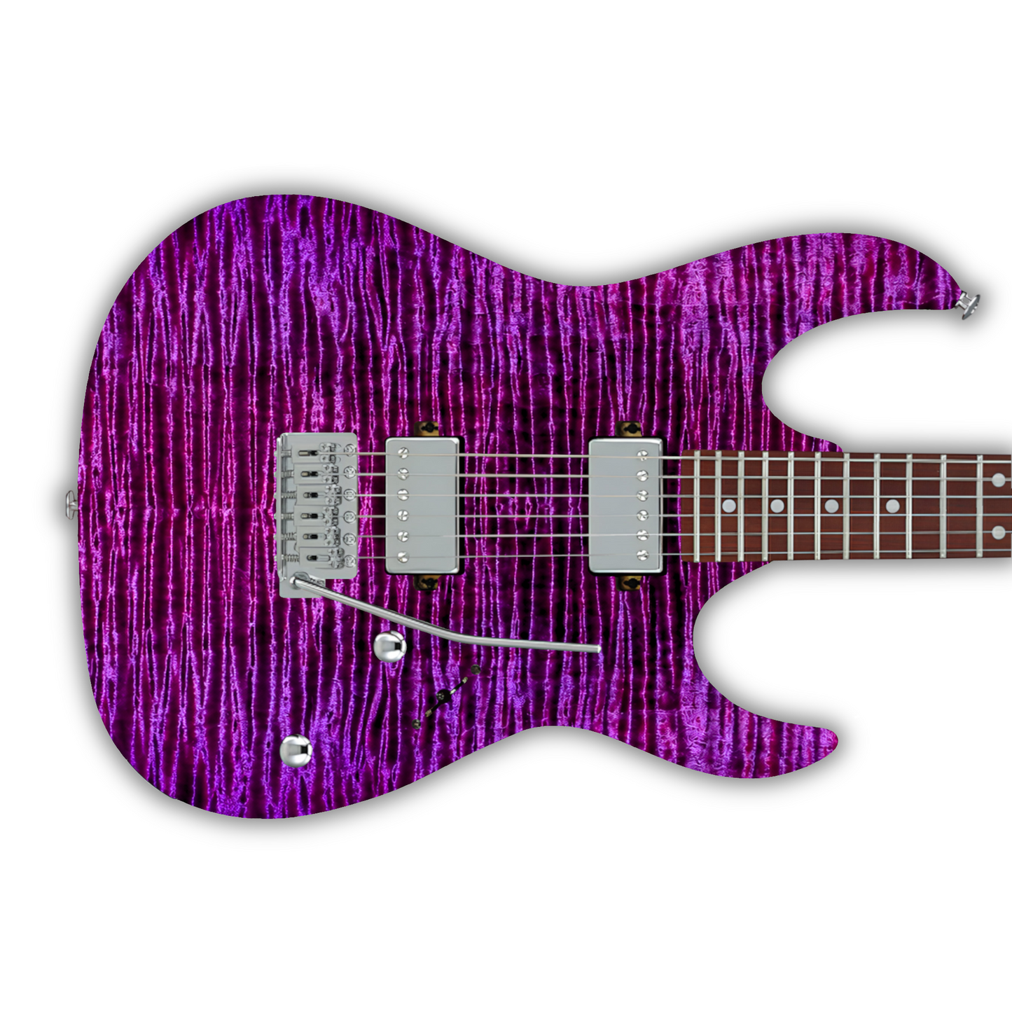Flame Maple - Purple - Guitar Vinyl Wrap