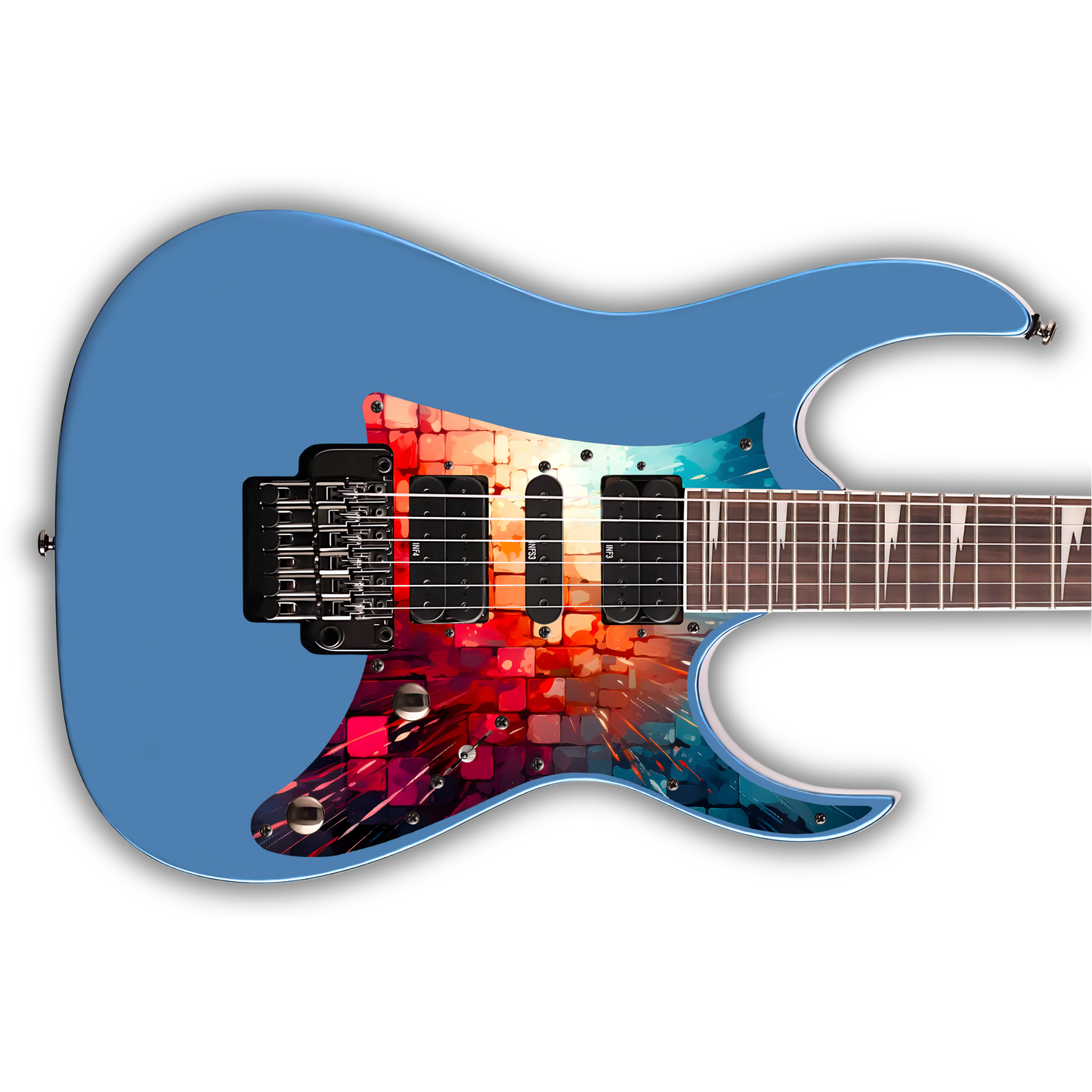 ジオメトリック（ピックガード）Ibanez RGスタイル