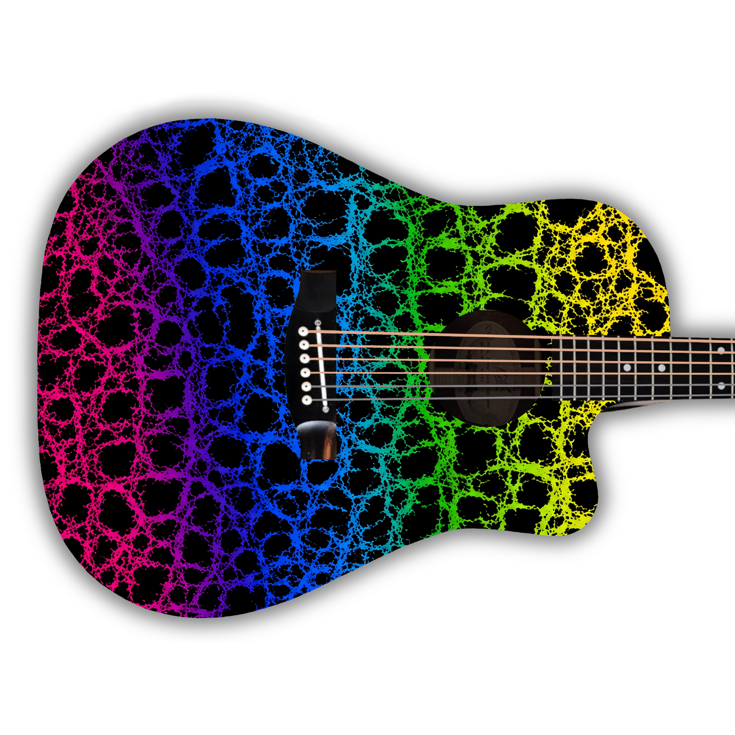 Crackle - Rainbow - Guitar Vinyl Wrap