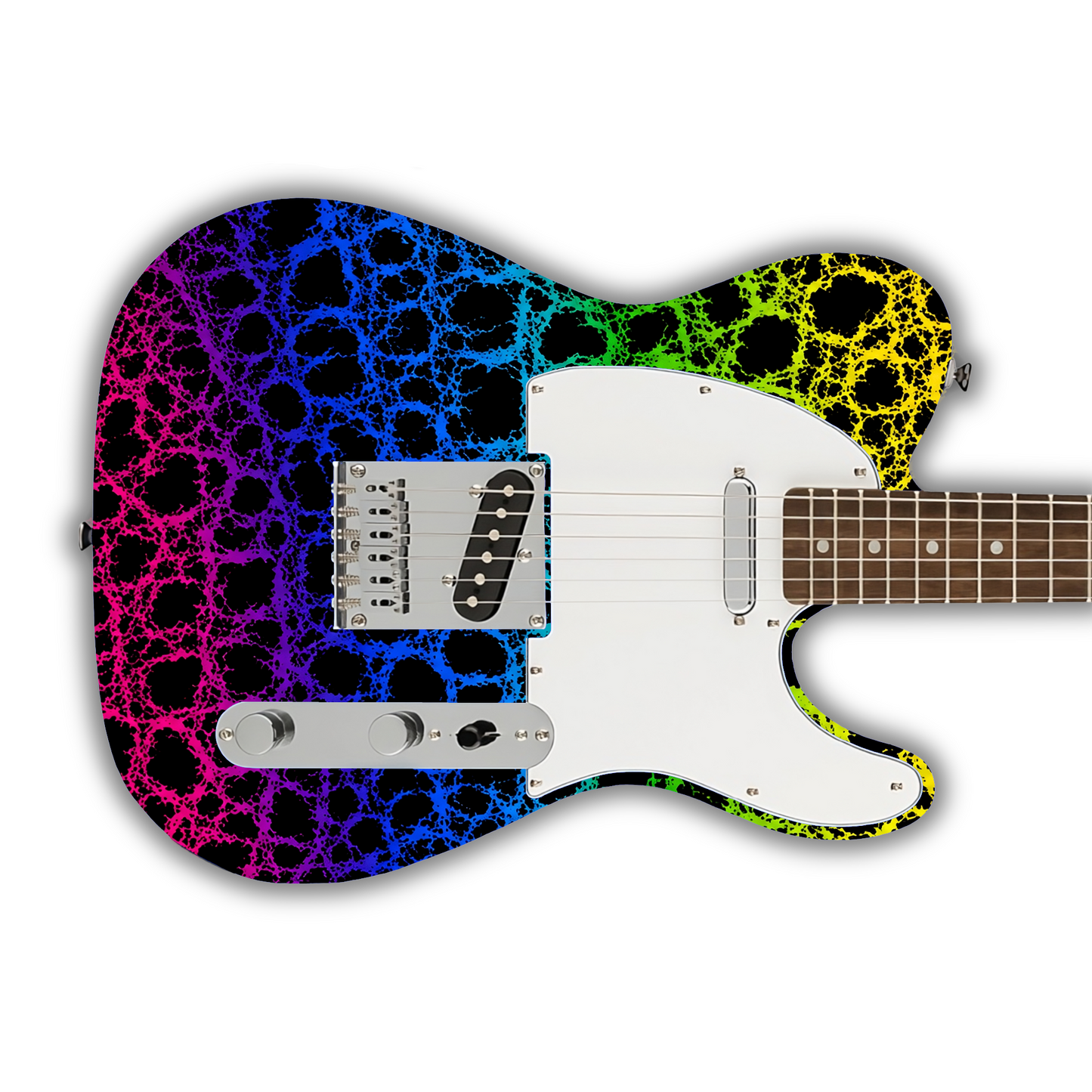 Crackle - Rainbow - Guitar Vinyl Wrap