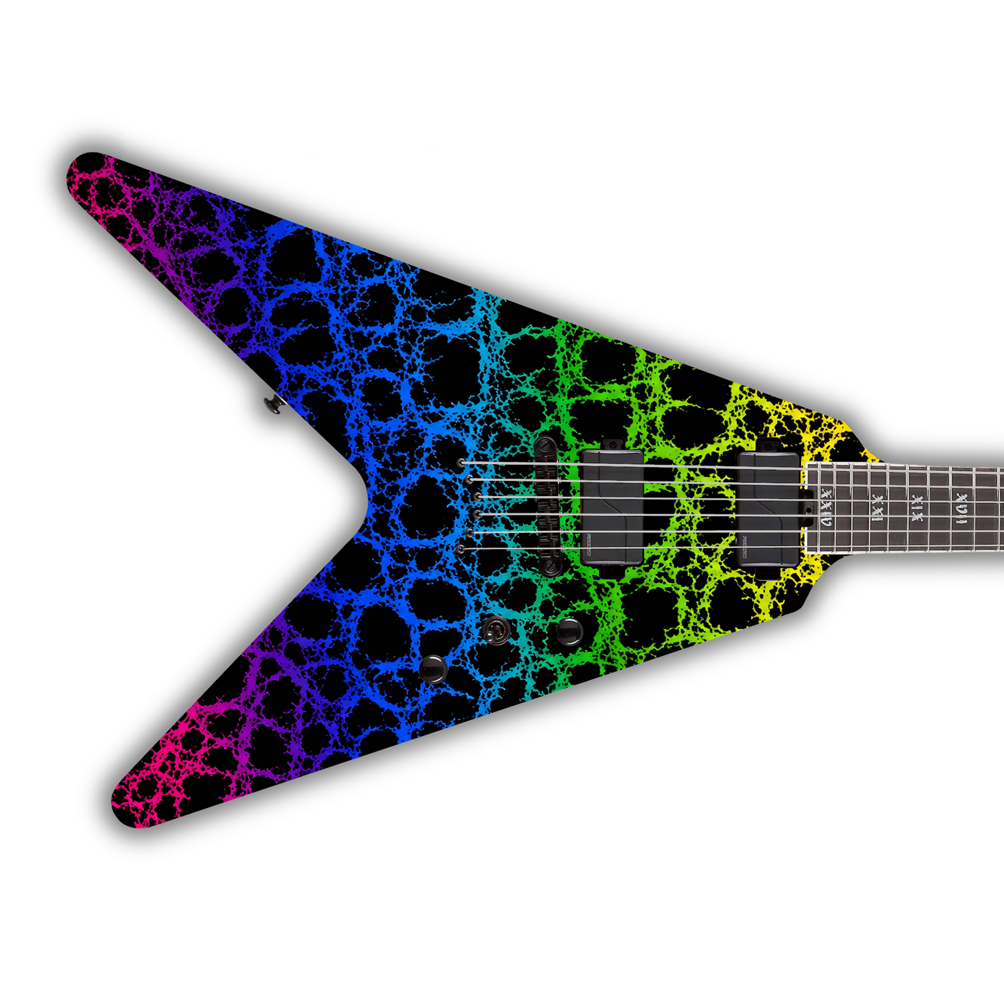 Crackle - Rainbow - Guitar Vinyl Wrap