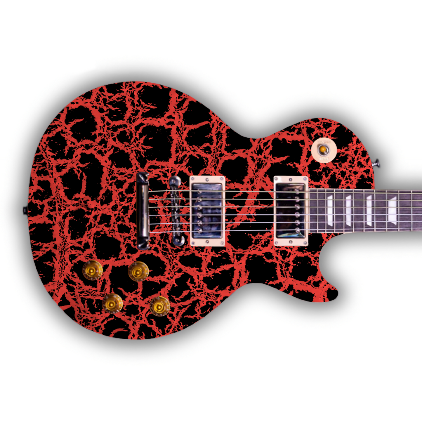 Crackle - Red - Guitar Vinyl Wrap