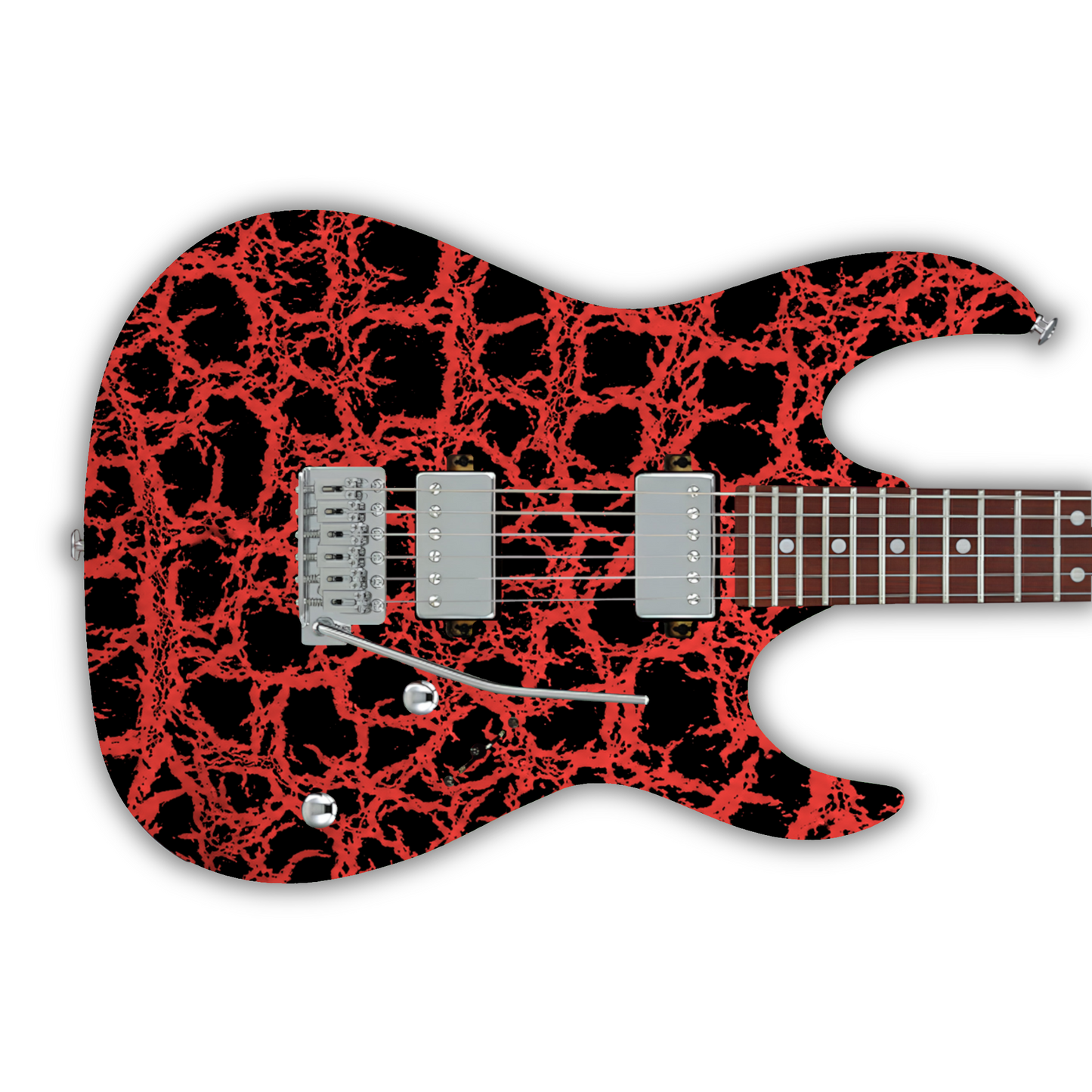 Crackle - Red - Guitar Vinyl Wrap