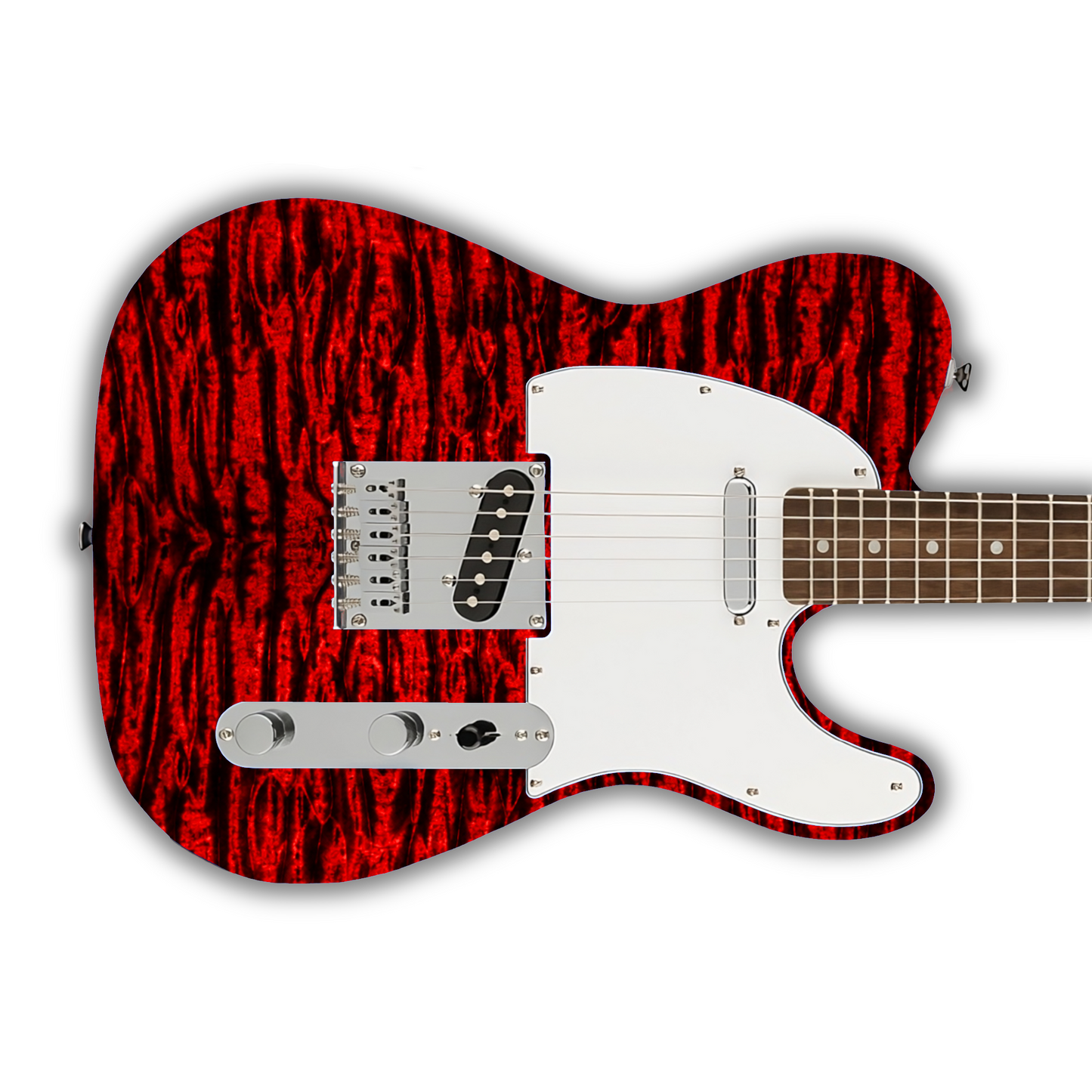 Flame Maple - Red - Guitar Vinyl Wrap