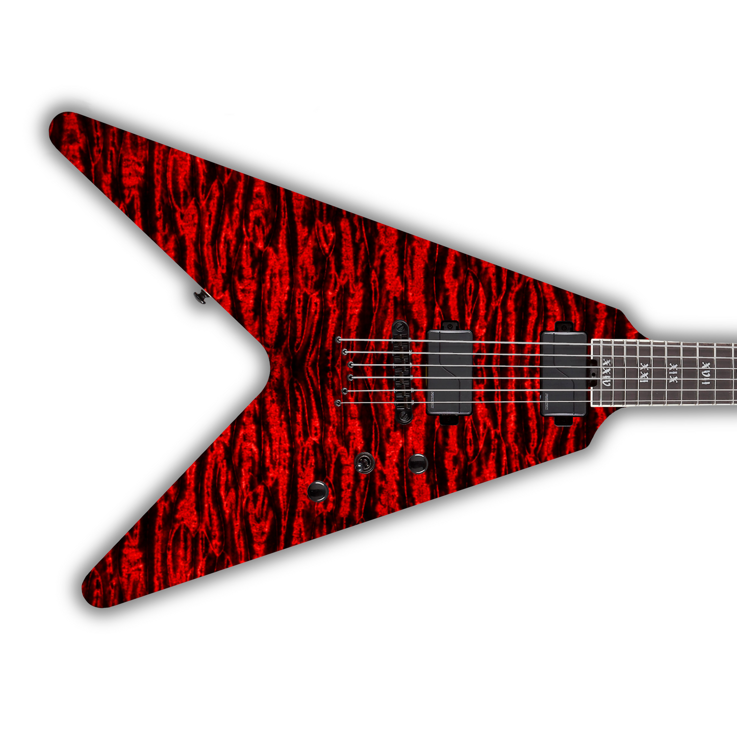 Flame Maple - Red - Guitar Vinyl Wrap