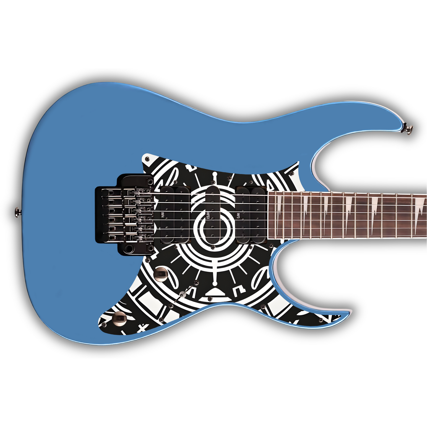 Tribal - Adinkra Black & White - Pickguard