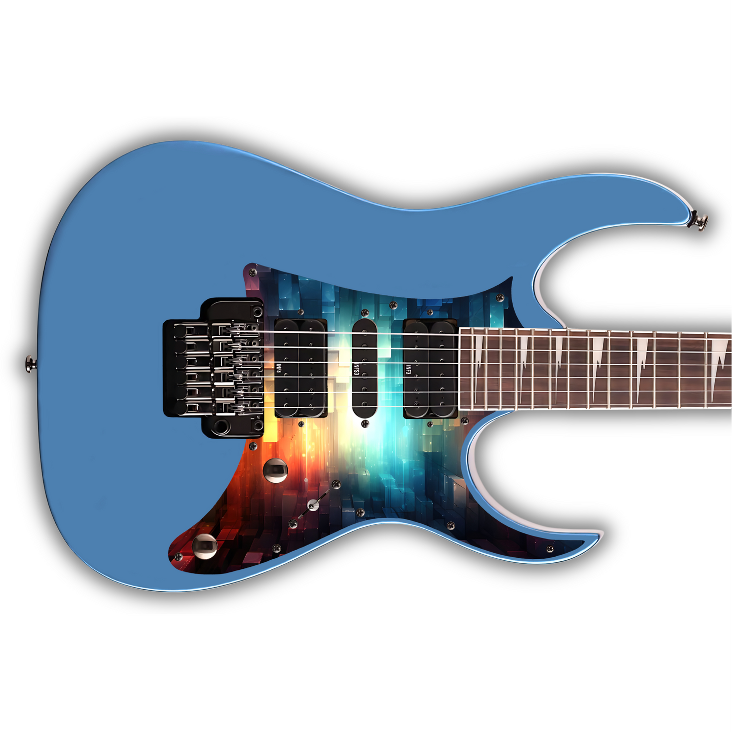 Geometric - Futuristic - Pickguard