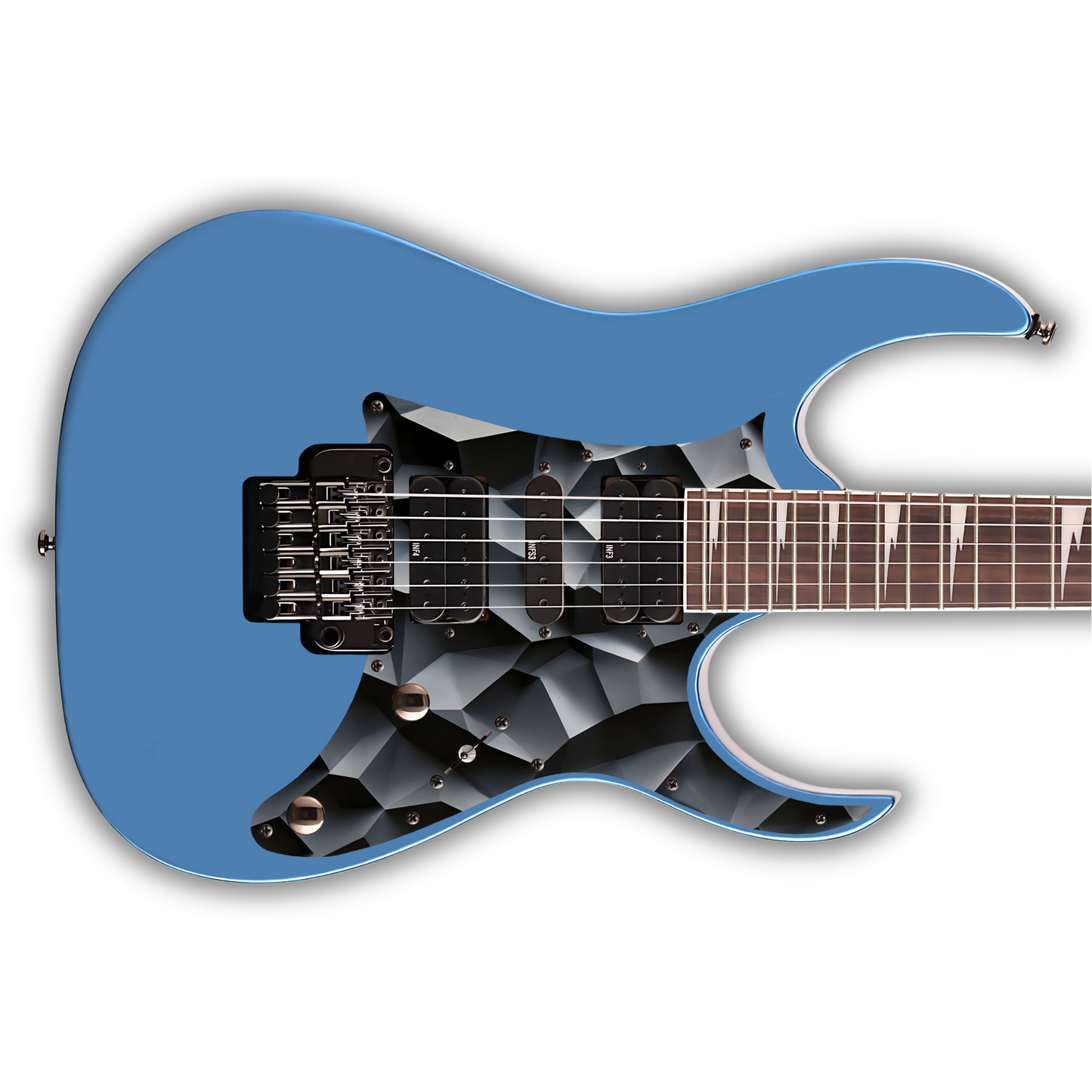 Geometric - Texture Black - Pickguard