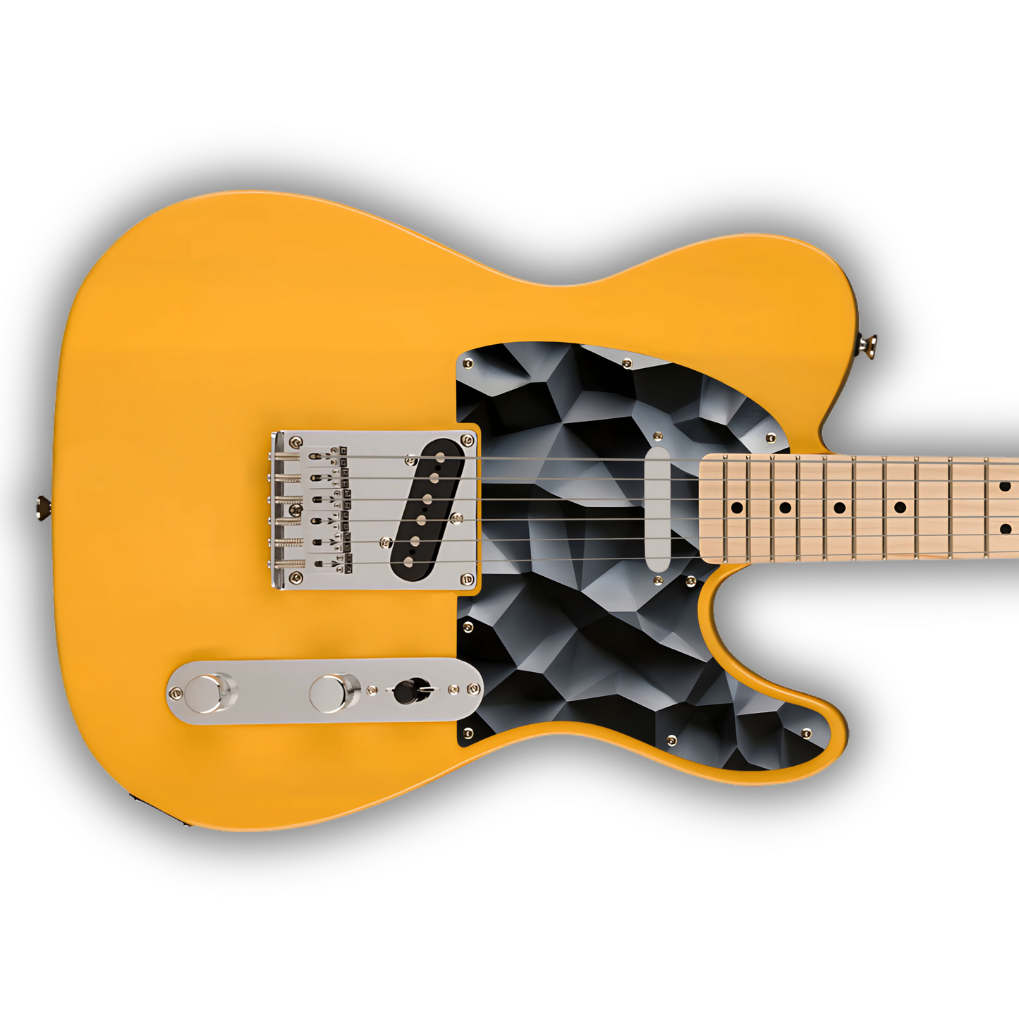Geometric - Texture Black - Pickguard