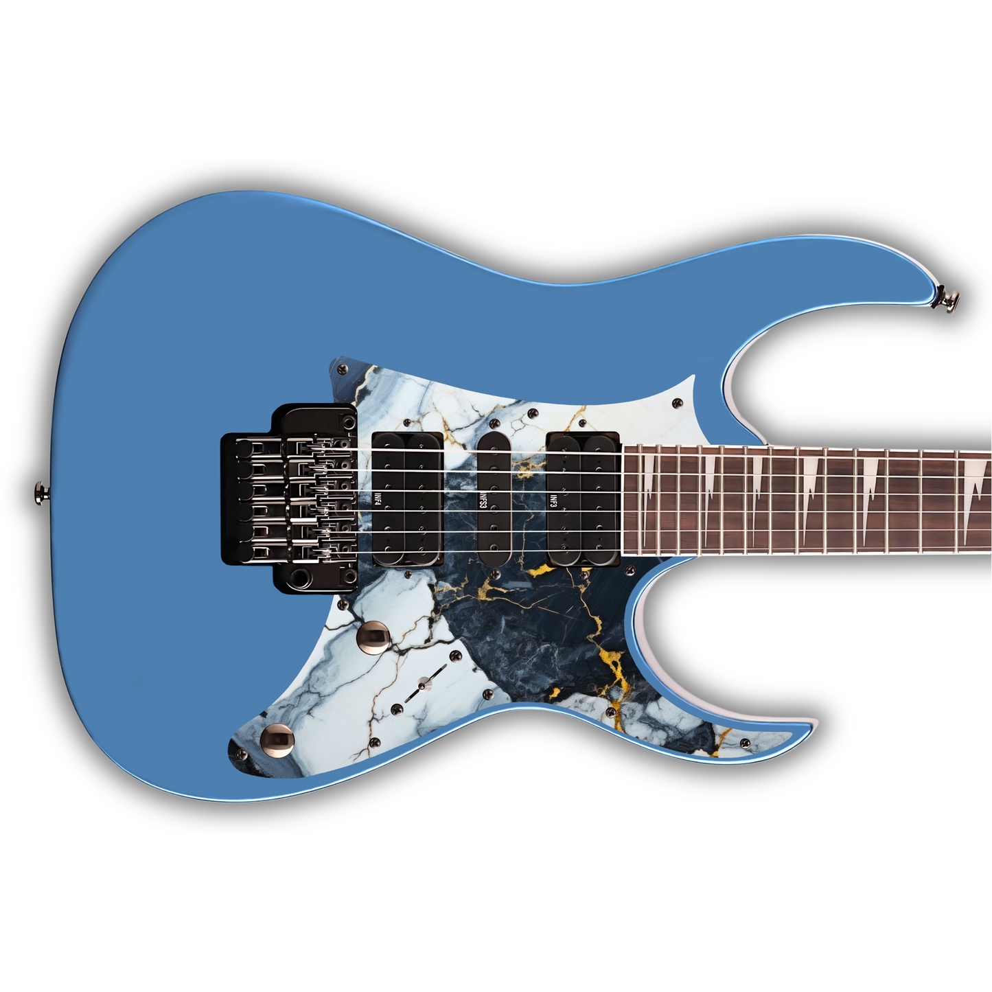 Marble - Grey, White & Gold - Pickguard