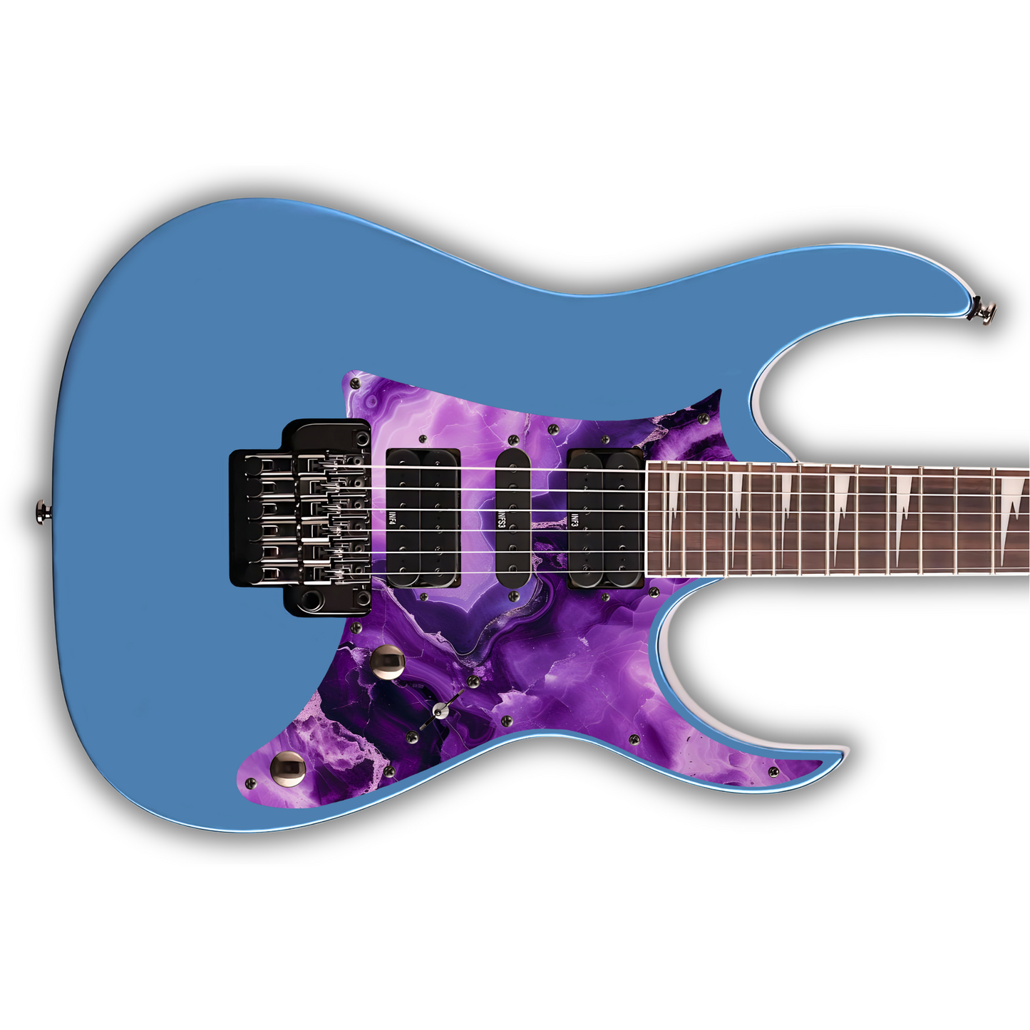 Marble - Purple & White - Pickguard