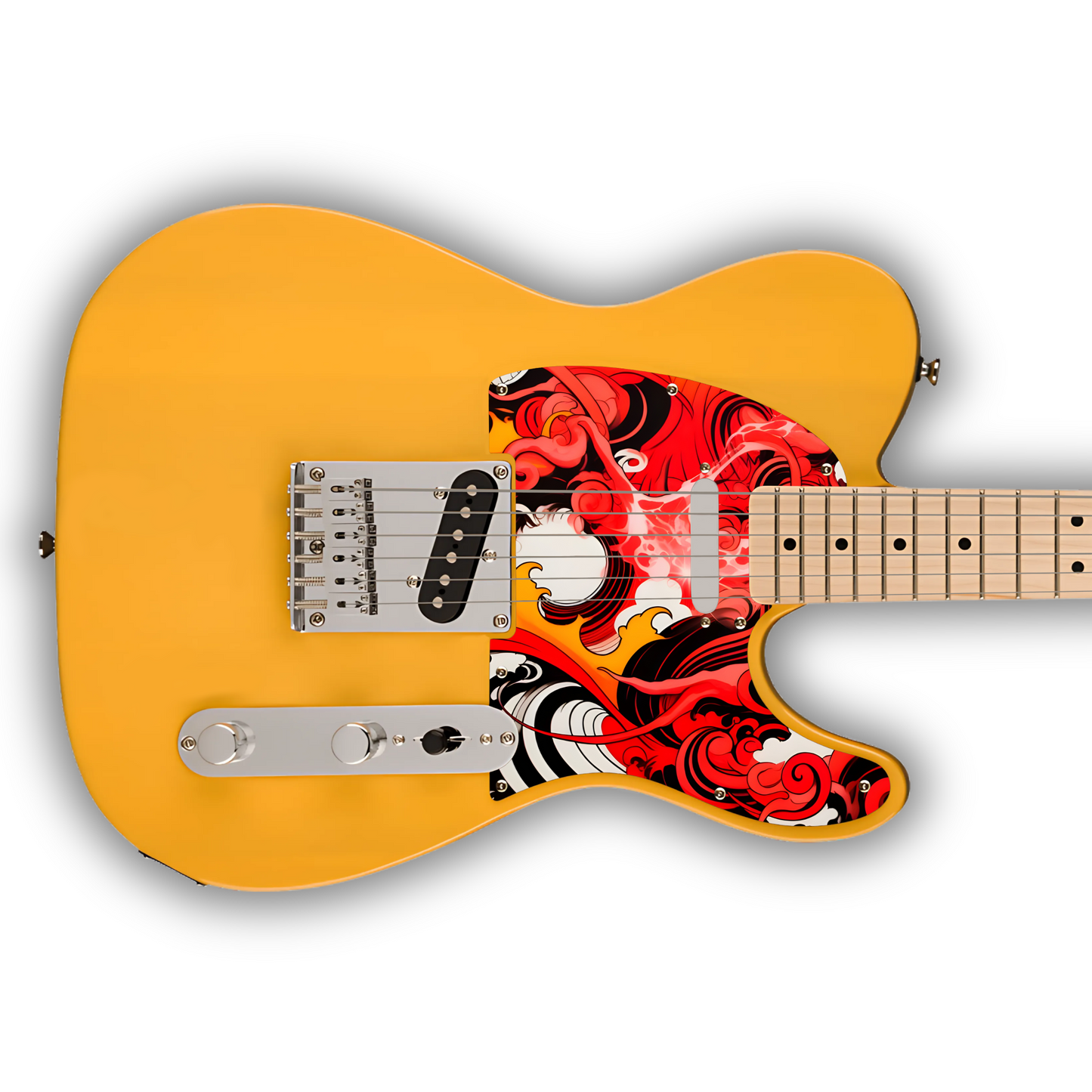 Tribal - Japan Inspired 1 - Pickguard