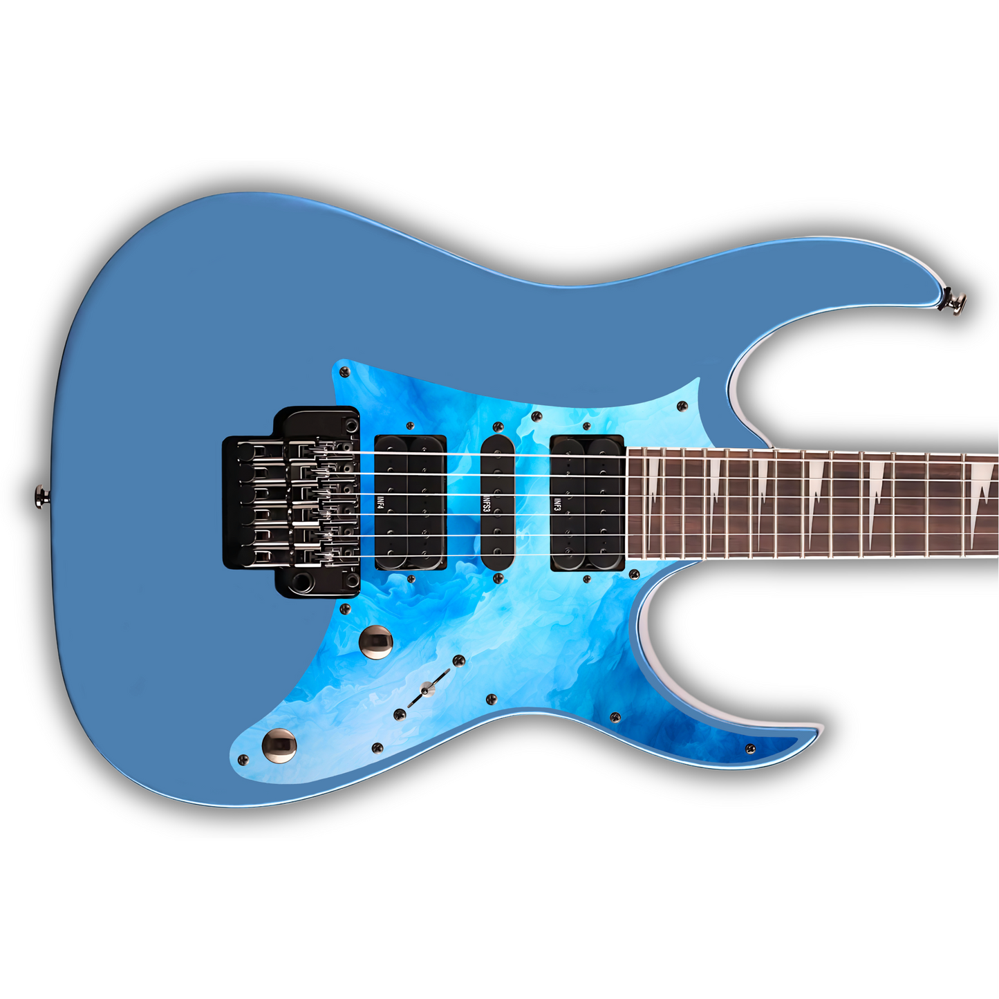 Watercolour - Blue 1 - Pickguard