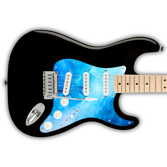 Watercolour - Blue 1 - Pickguard