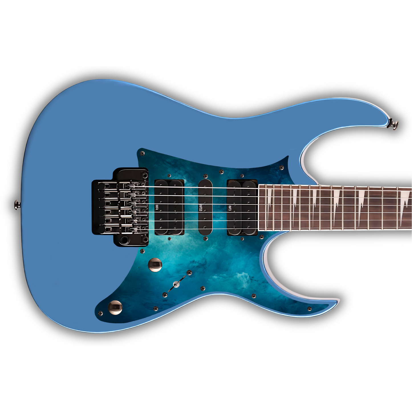 Watercolour - Blue 2 - Pickguard