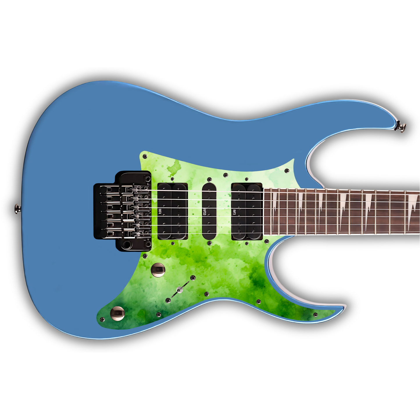 Watercolour - Green 1 - Pickguard