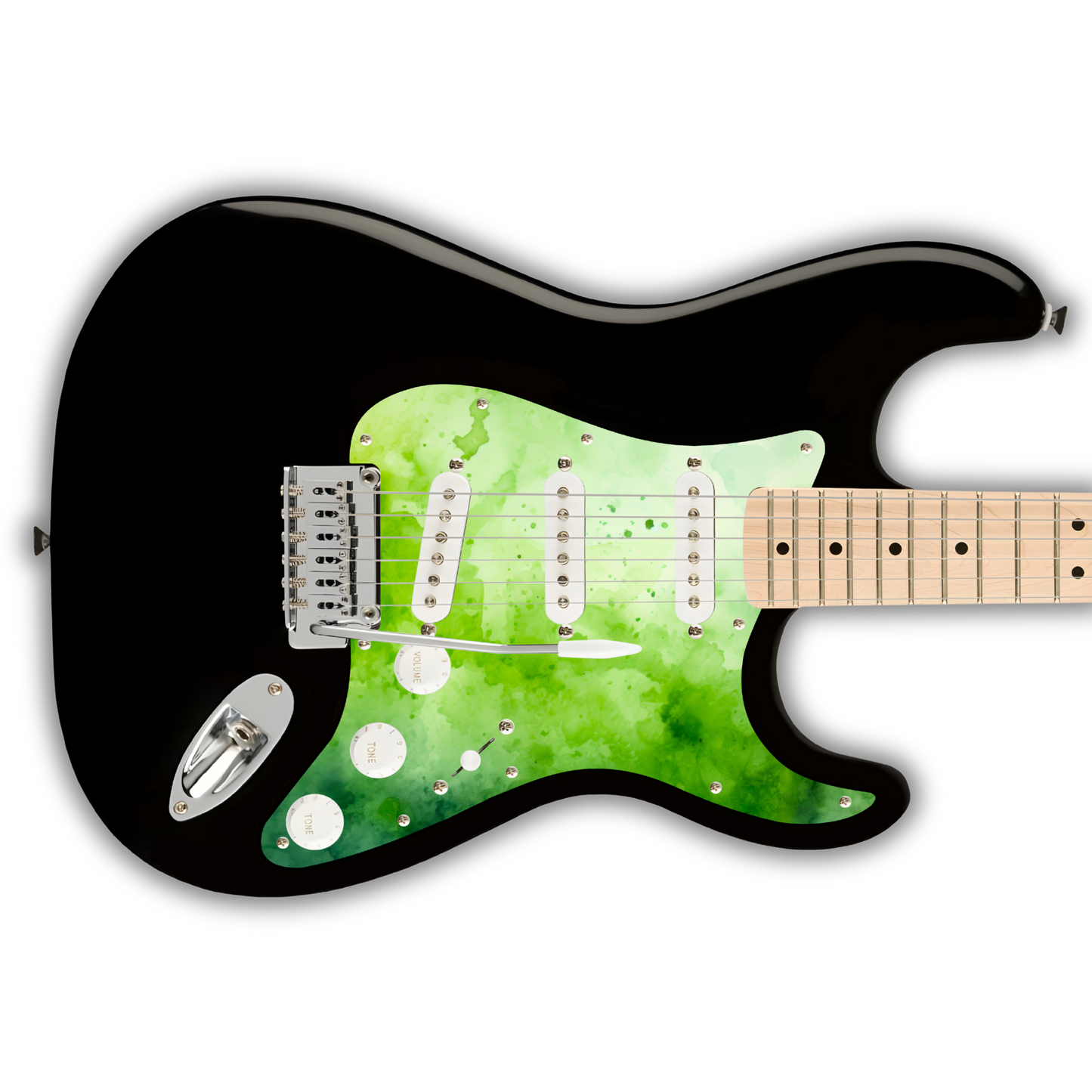 Watercolour - Green 1 - Pickguard