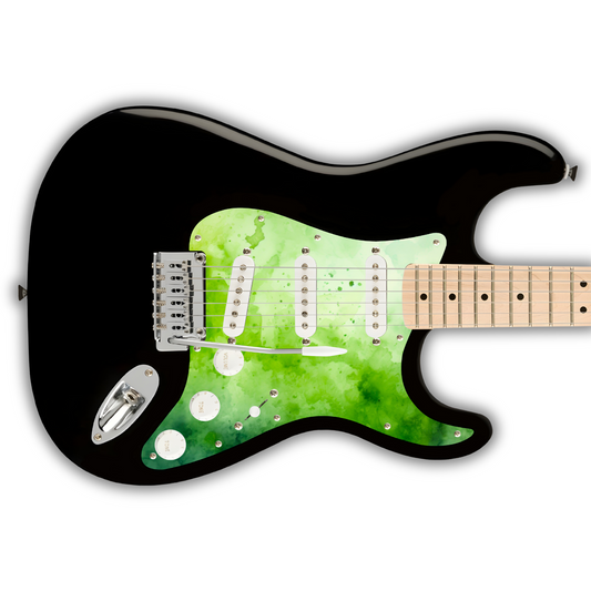 Watercolour - Green 1 - Pickguard