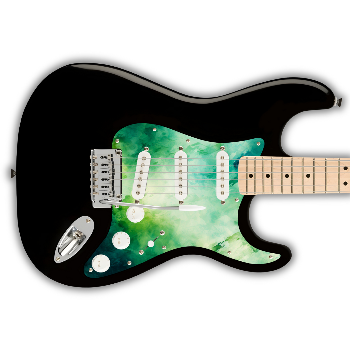 Watercolour - Green 2 - Pickguard