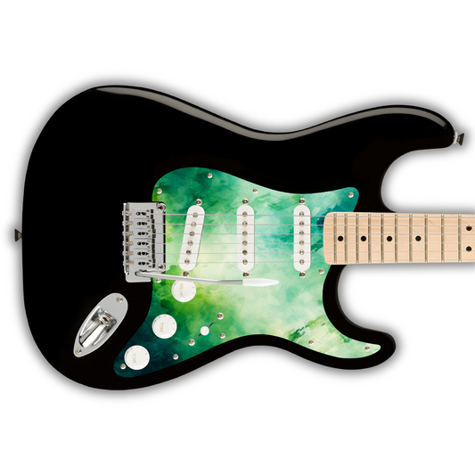Watercolour - Green 2 - Pickguard