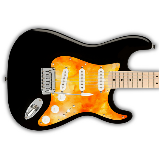 Watercolour - Orange - Pickguard